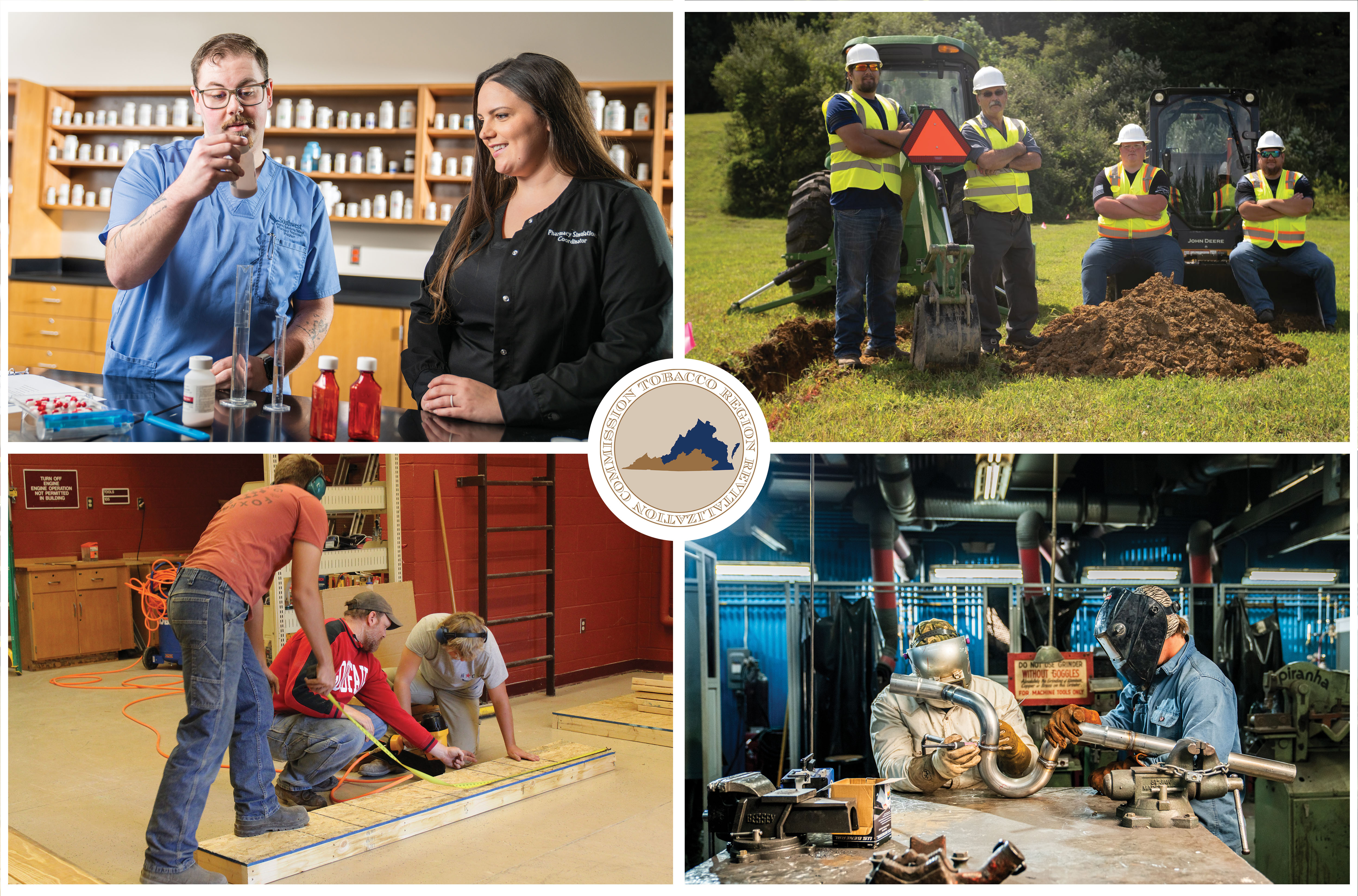 Southwest Students in Hands-On Classes with the VTTRC logo in the center.