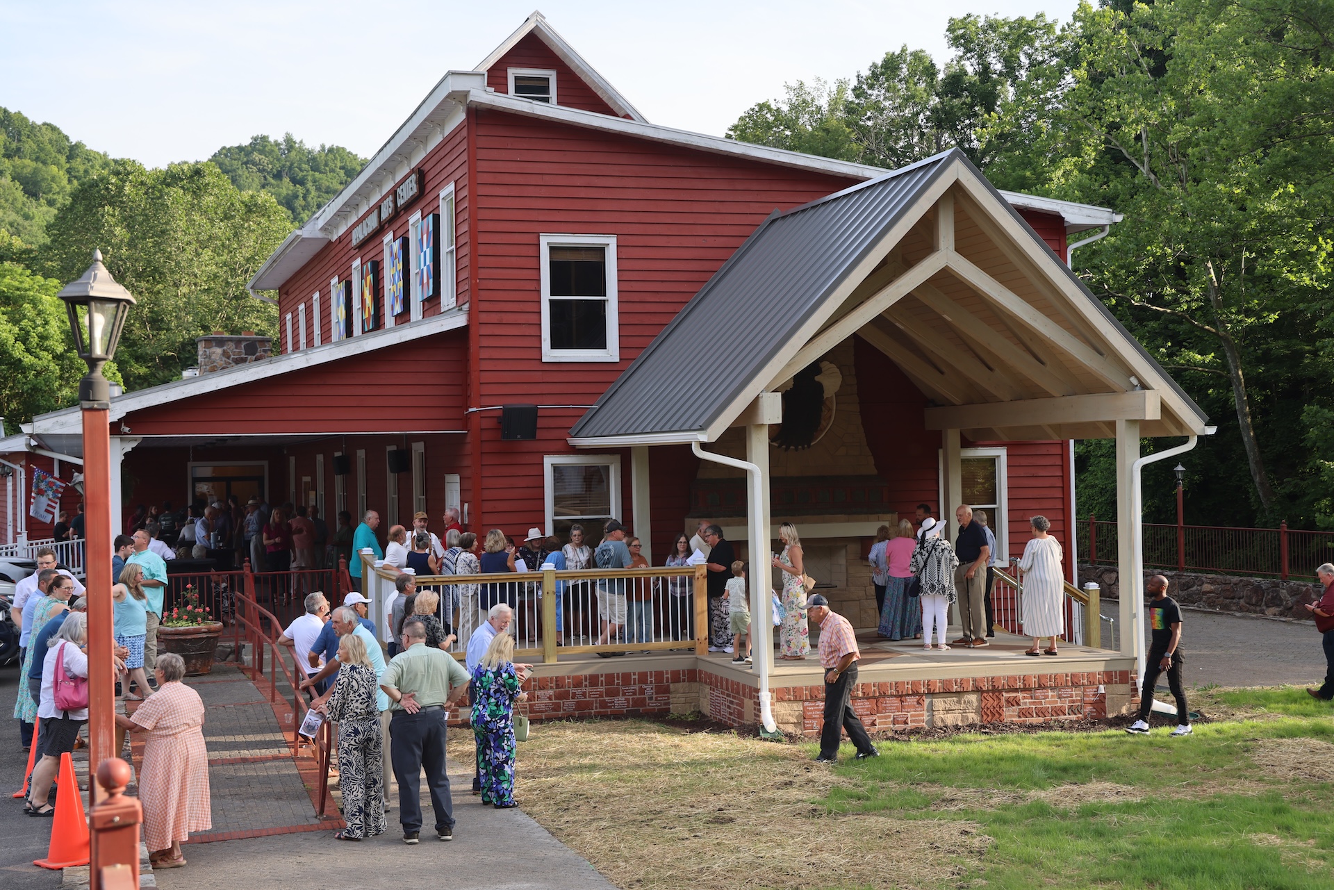 A photo of the Eliza Hagerman Pavilion at the Appalachian Arts & Events Center in Cedar Bluff, VA