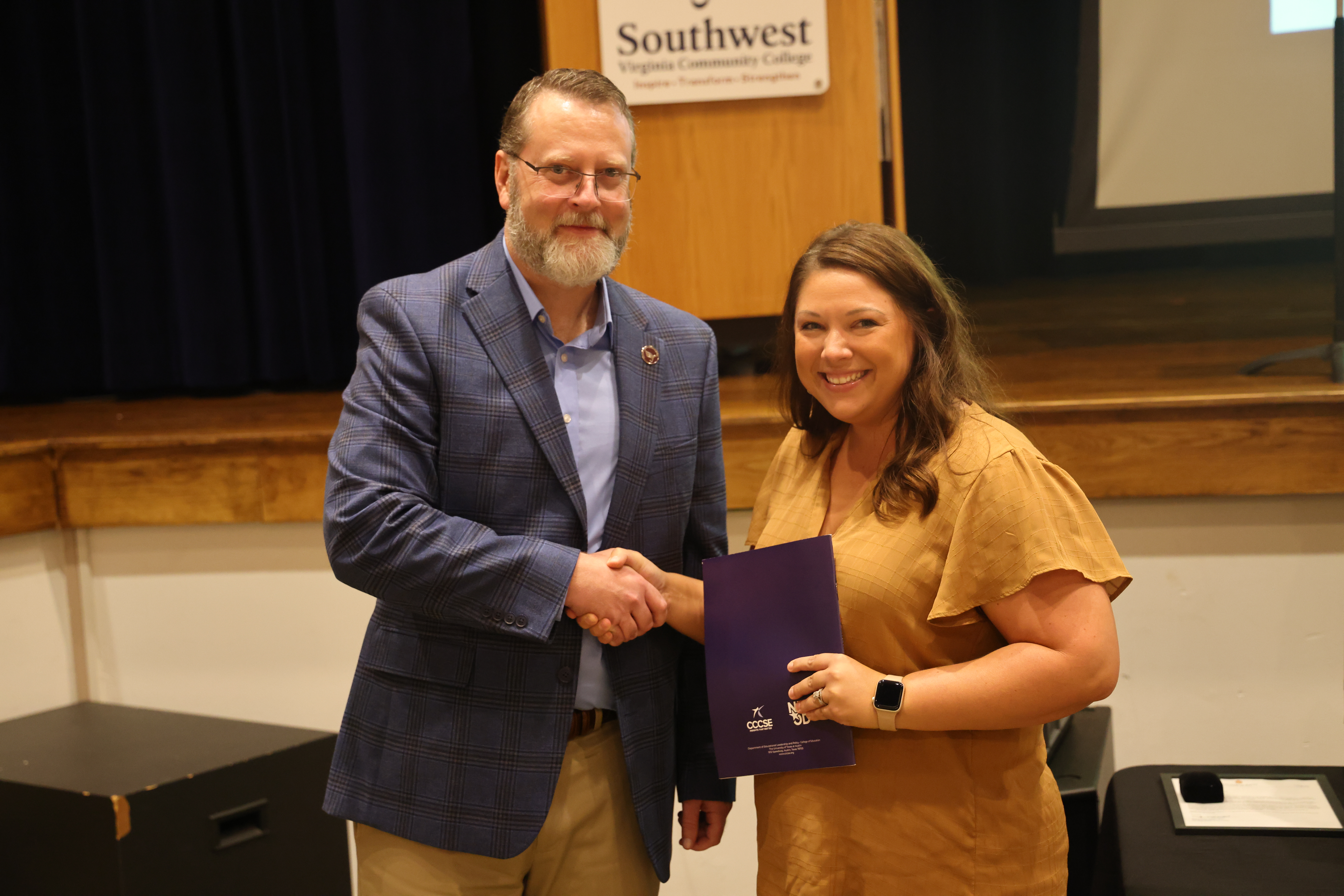 Kaitlin Pruitt with Dr. Hayes