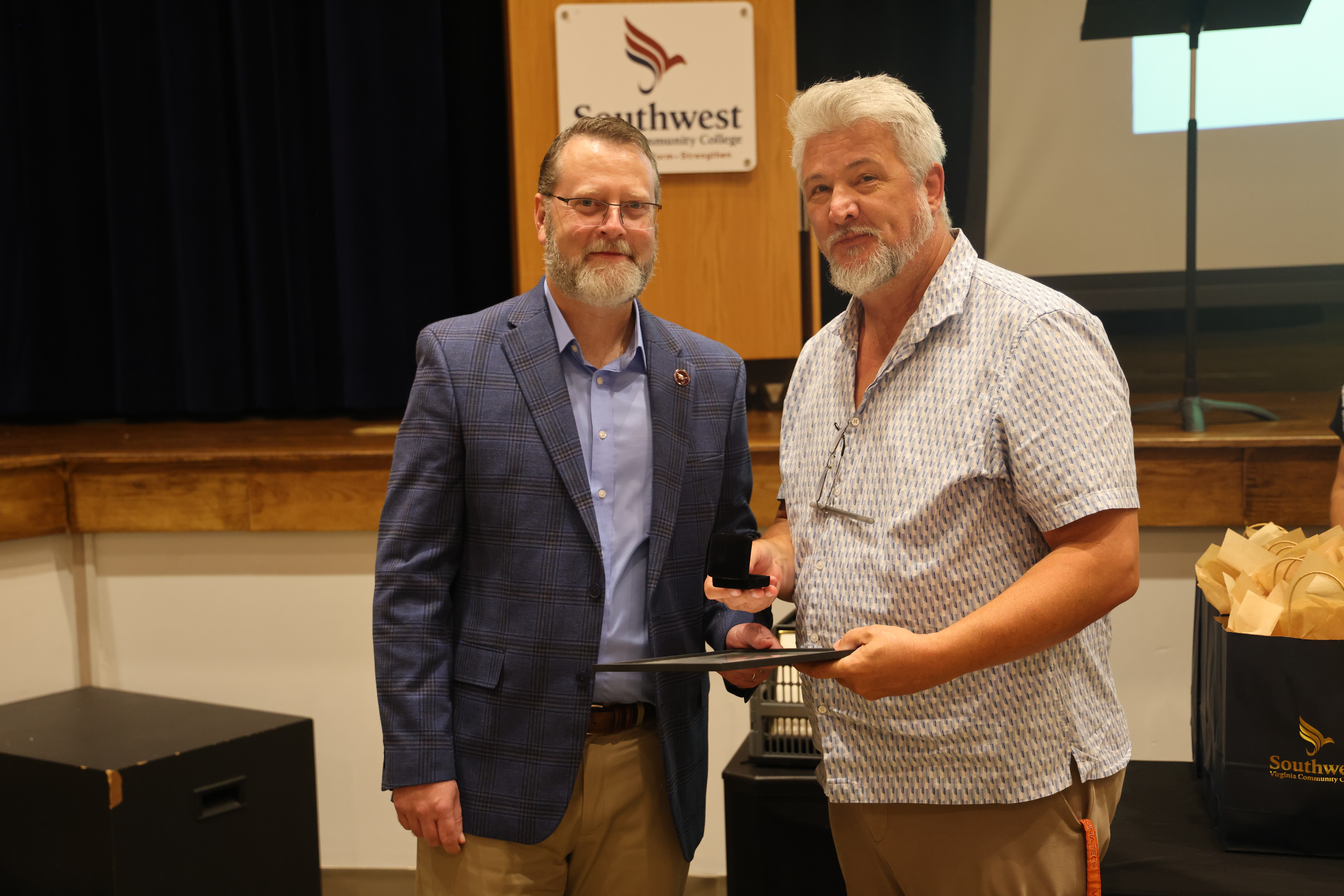 Dr. Brian Wright with Dr. Clint Hayes