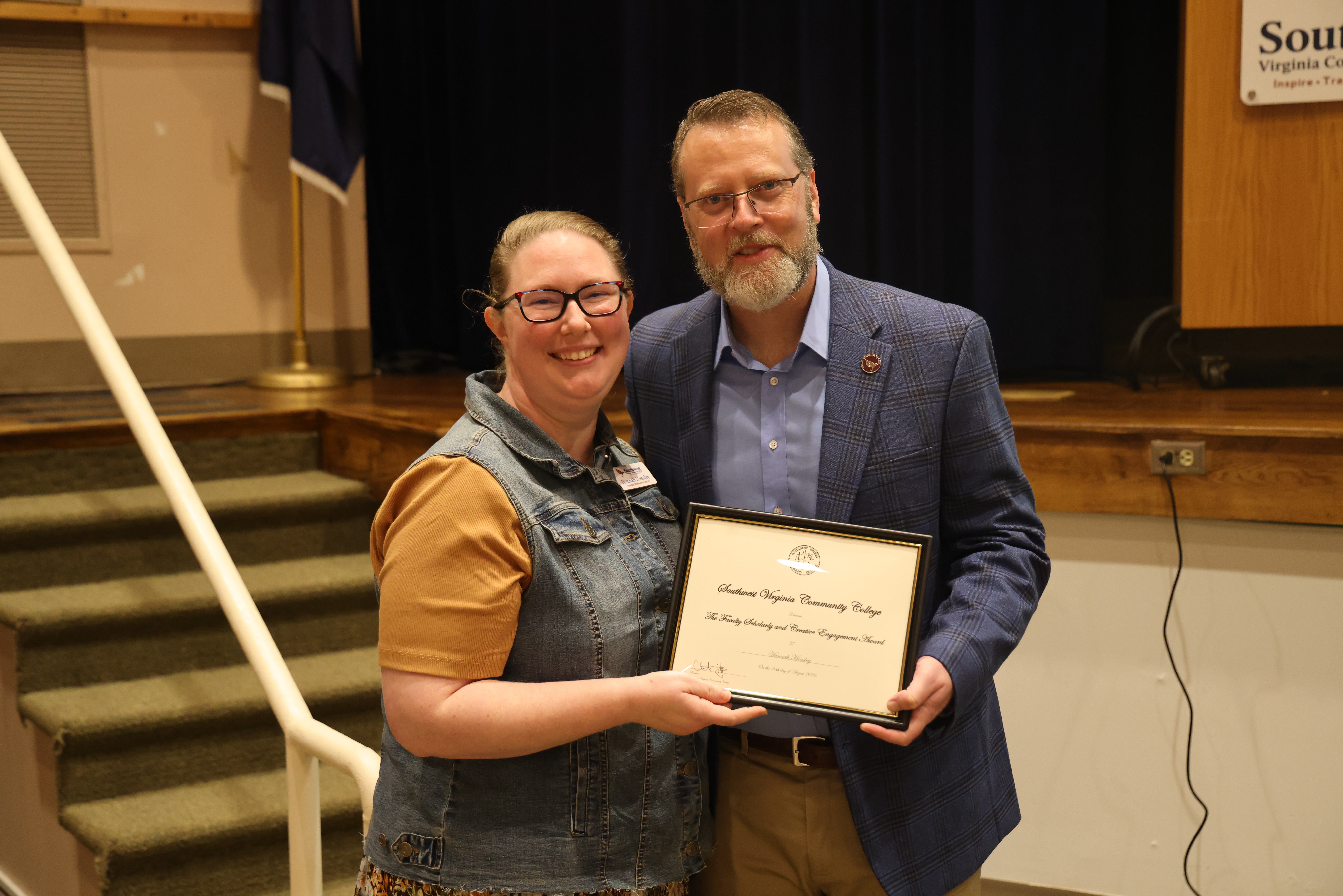 Dr. Hannah Hensley with Dr. Hayes